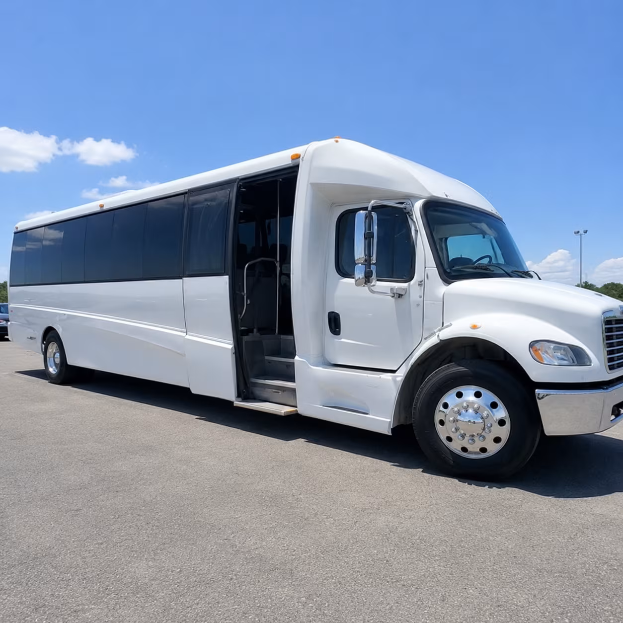 let the bus handle i 35 while your guests enjoy the ride