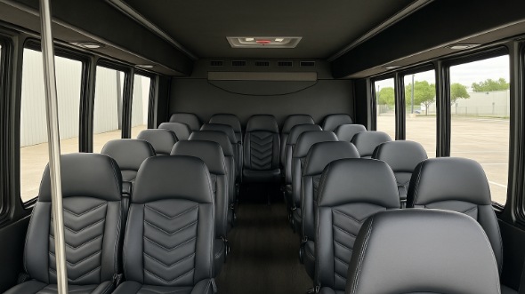 lakeville 18 passenger minibus inside