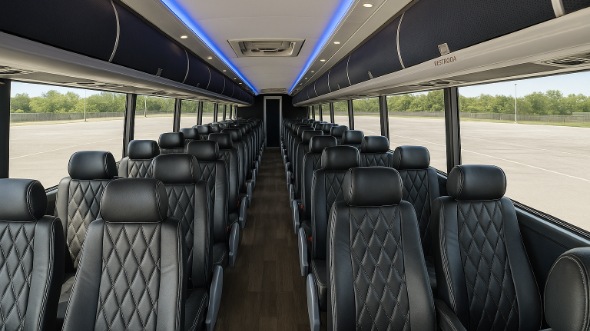 lakeville 54 passenger charter bus rental