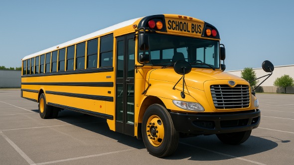 Exterior of Charter Bus Company Lakeville's School Bus in Lakeville